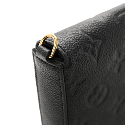 Louis Vuitton Empreinte Pochette Felicie Chain Wallet Black 11 of 14