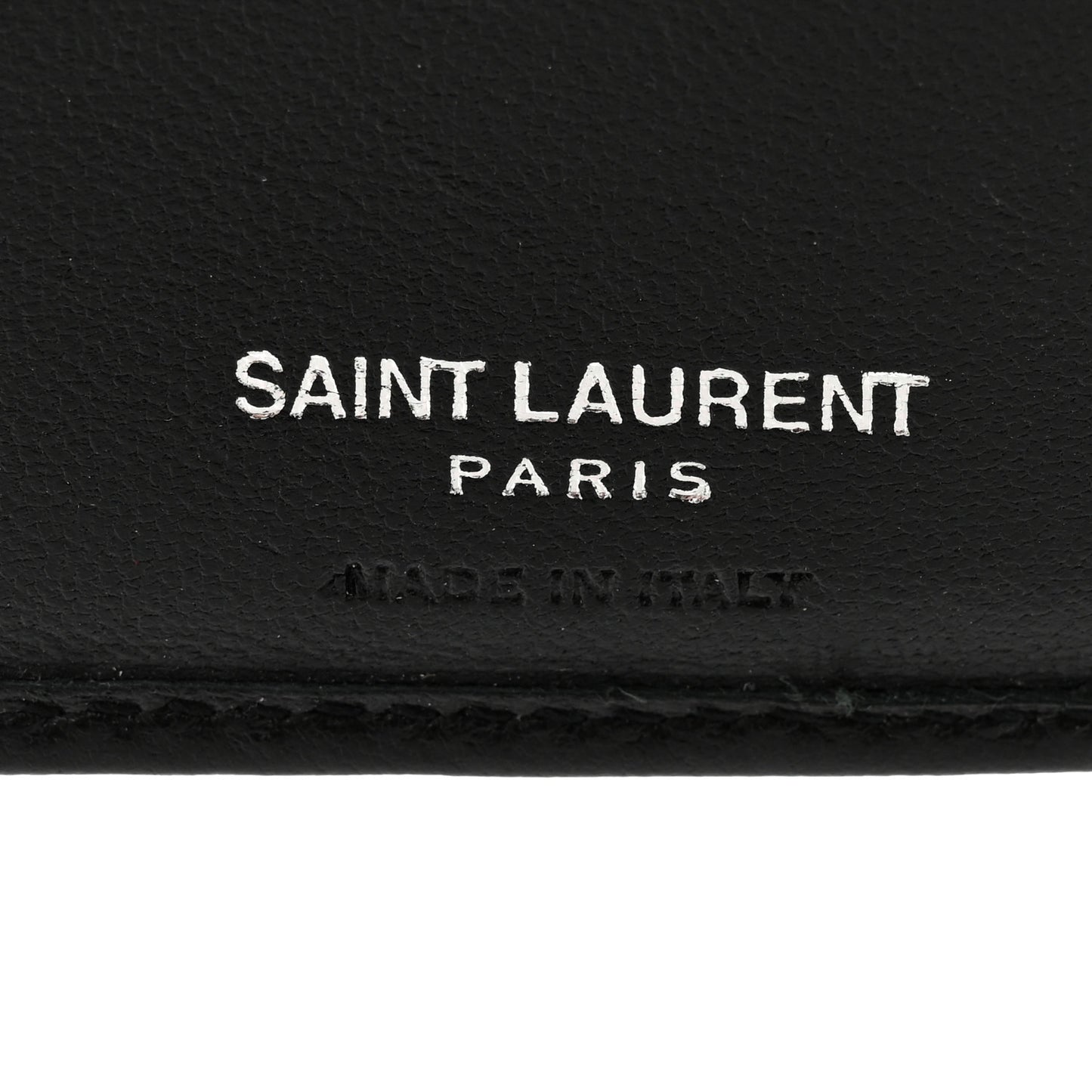Lambskin Y Quilted Monogram Compact Loulou Wallet Black