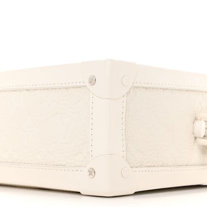 Louis Vuitton Taurillon Monogram Solar Ray Soft Trunk Powder White 10 of 14