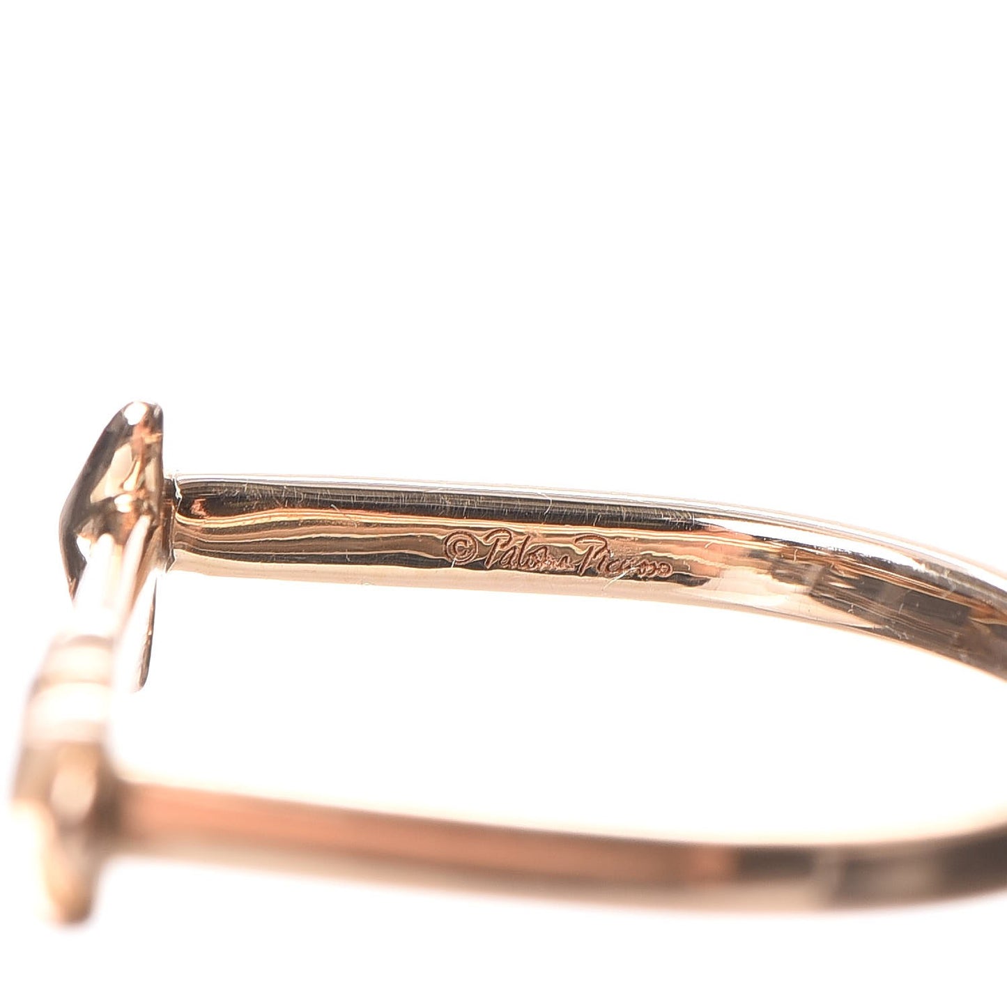 18K Rose Gold Paloma's Graffiti Arrow Ring 53.5 6.5