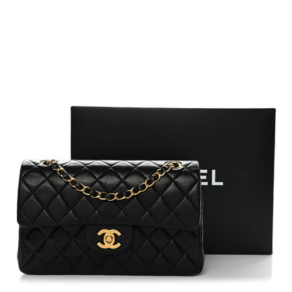 Chanel Lambskin Quilted Small Double Flap Black 13 of 13