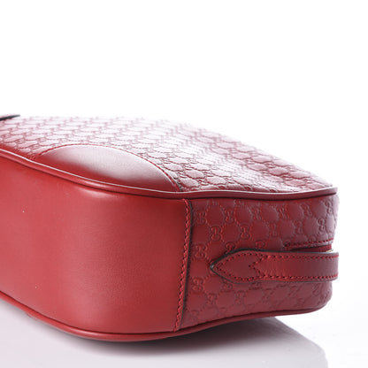 Gucci Microguccissima Mini Bree Messenger Bag Red 9 of 10