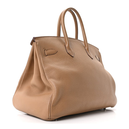 Hermes Togo BIRKIN 35 Camel Tabac 3 of 10