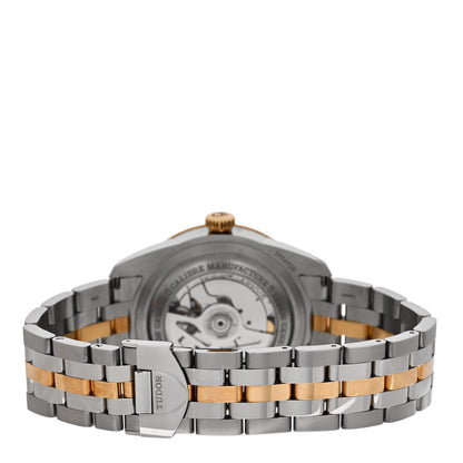 TUDOR Stainless Steel 18K Yellow Gold 42mm Glamour Double Date Automatic Watch Black 57103 3 of 5