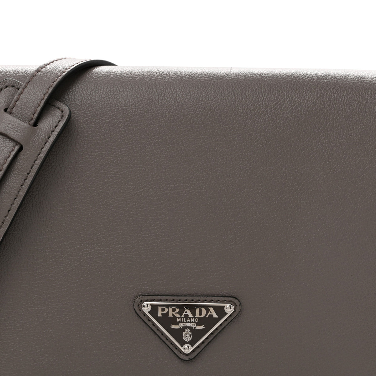 Prada Glace Calf Shoulder Bag Argilla 16 of 21