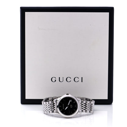 Gucci Stainless Steel 27mm G-Timeless Quartz Watch Black 6 of 6