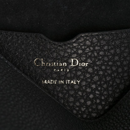 Christian Dior Grained Calfskin Medium Bobby Flap Black 6 of 10