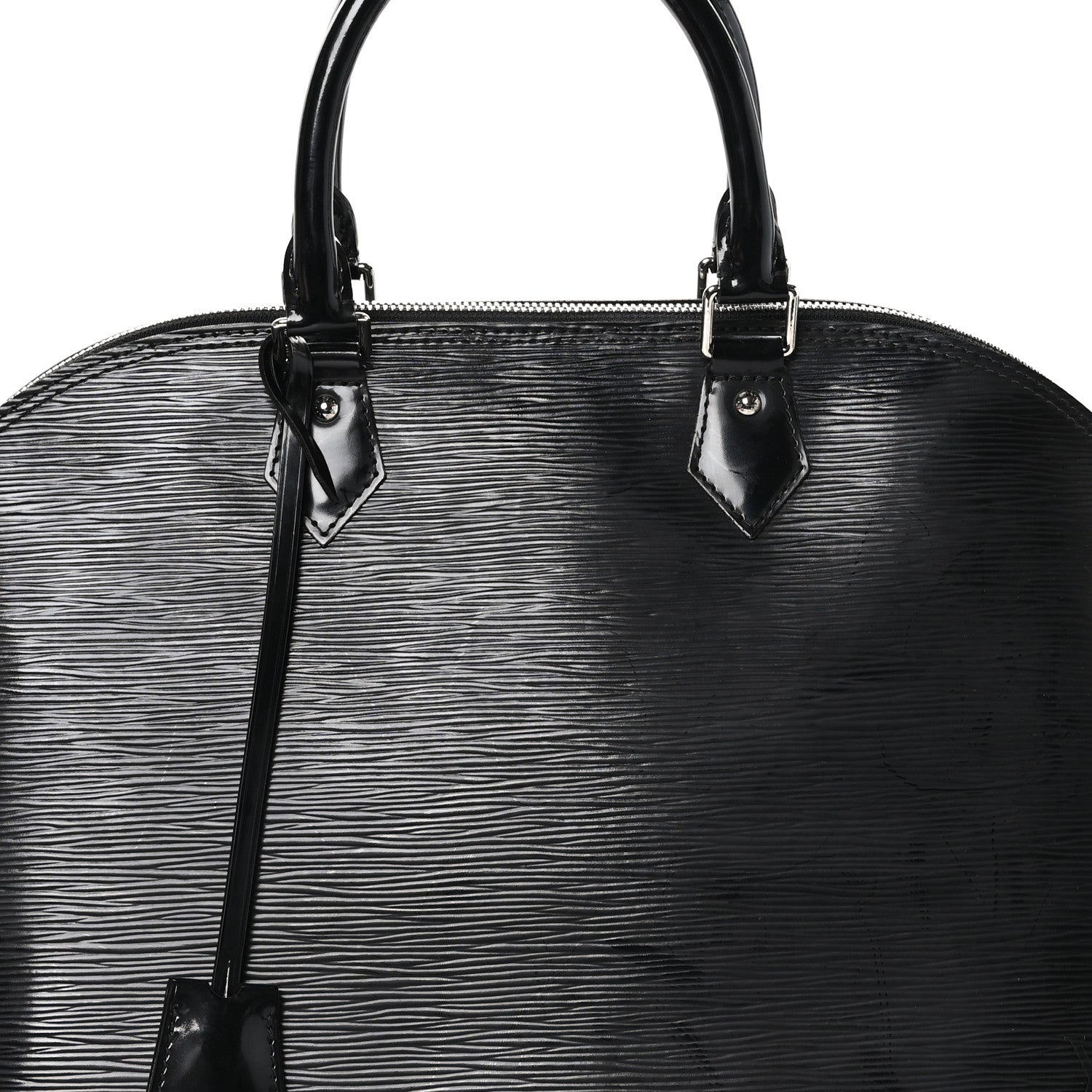 Louis Vuitton Epi Alma MM Black 7 of 9
