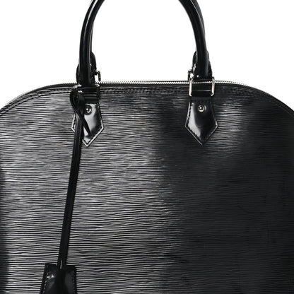 Louis Vuitton Epi Alma MM Black 7 of 9