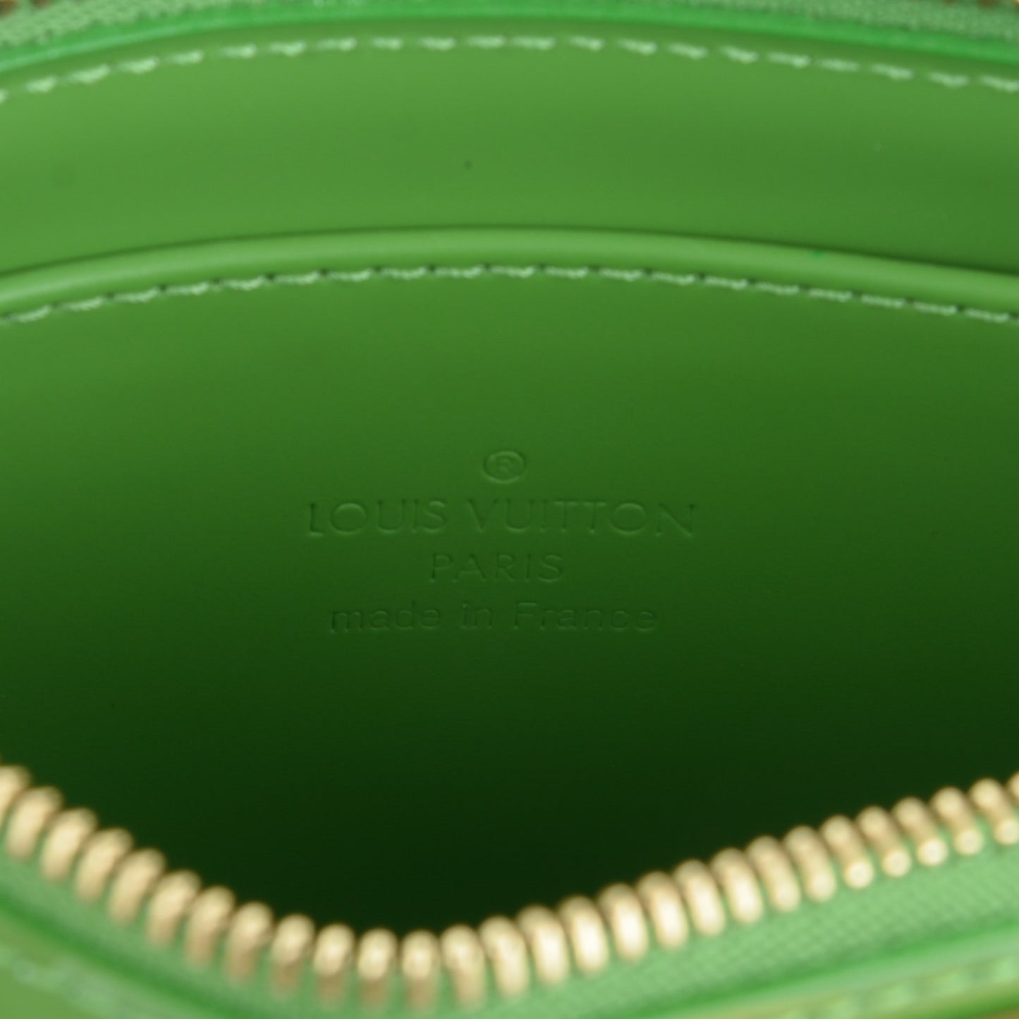 Vernis Trousse Cosmetic Pouch Vert Tonic
