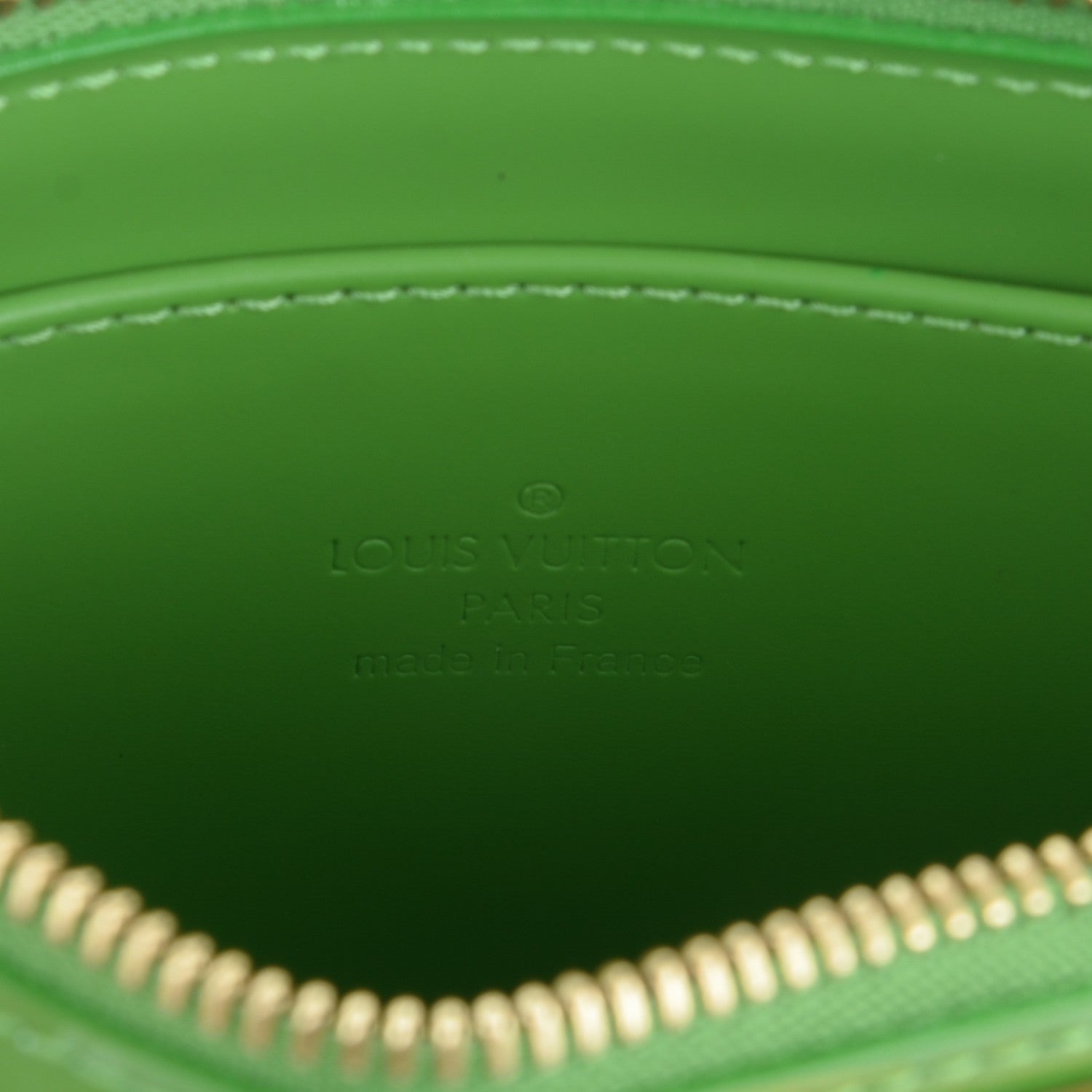 Louis Vuitton Vernis Trousse Cosmetic Pouch Vert Tonic 6 of 8