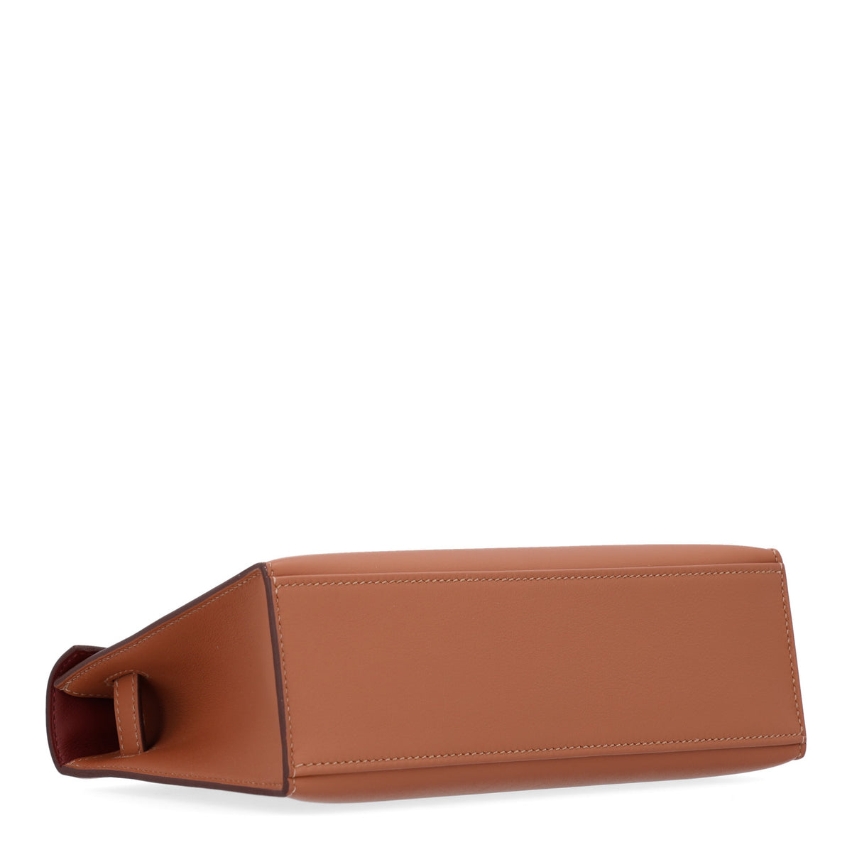 Swift Horseshoe Kelly Pochette Clutch Gold Rouge H