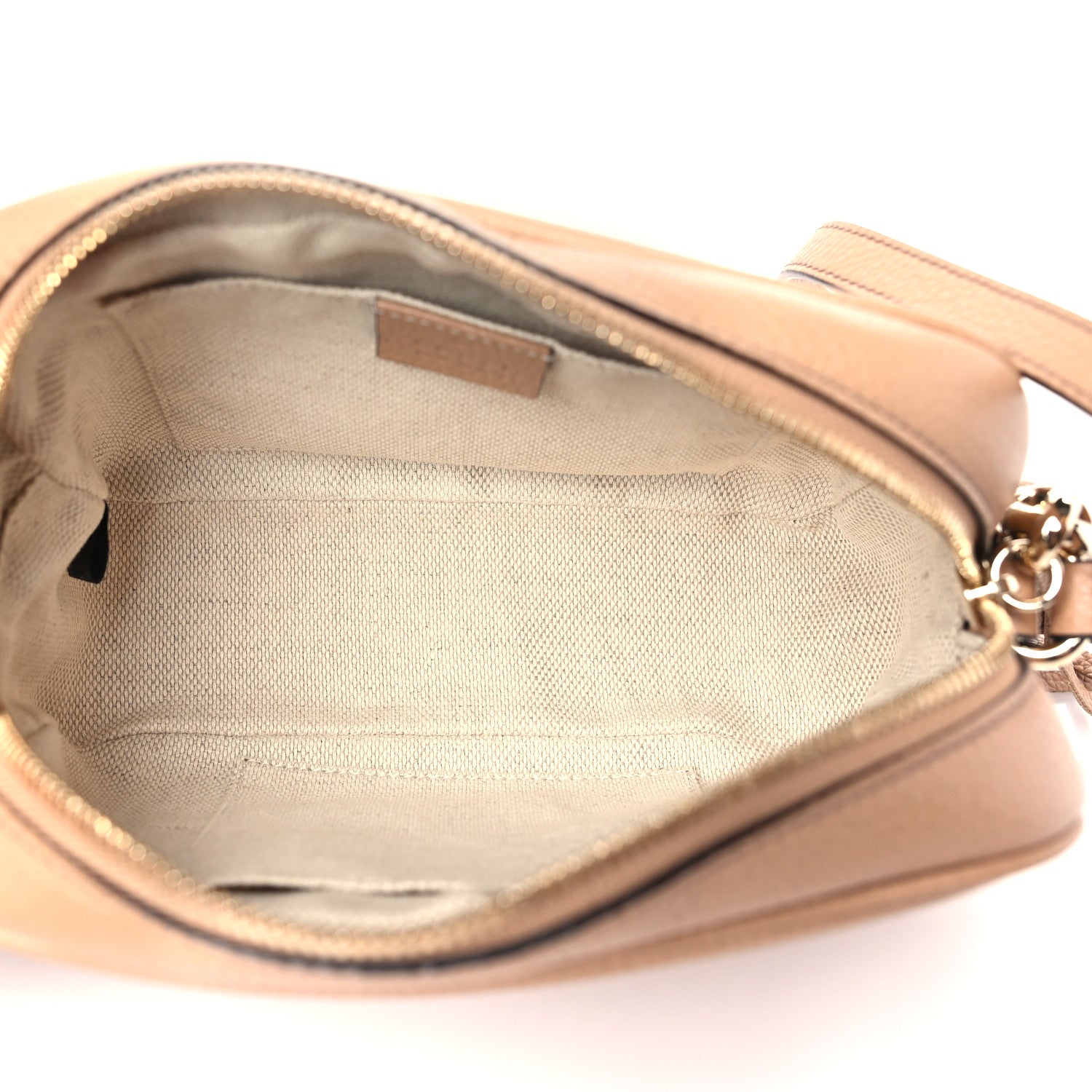 Gucci Pebbled Calfskin Small Soho Disco Bag Camelia 5 of 9