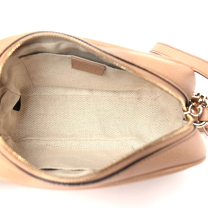 Gucci Pebbled Calfskin Small Soho Disco Bag Camelia 5 of 9