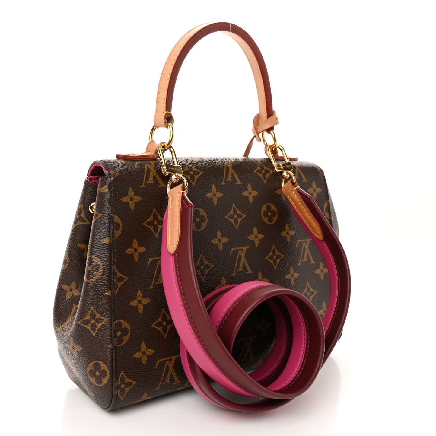 Monogram Cluny BB Bordeaux Fuchsia