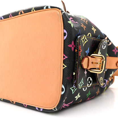 Louis Vuitton Monogram Multicolor Petit Noe Black 9 of 14