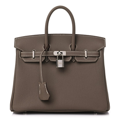 Hermes Togo Birkin 25 Etoupe 1 of 10