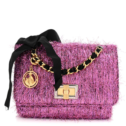 Lanvin Lurex Mini Happy Pop Crossbody Rose Fluo 1 of 8