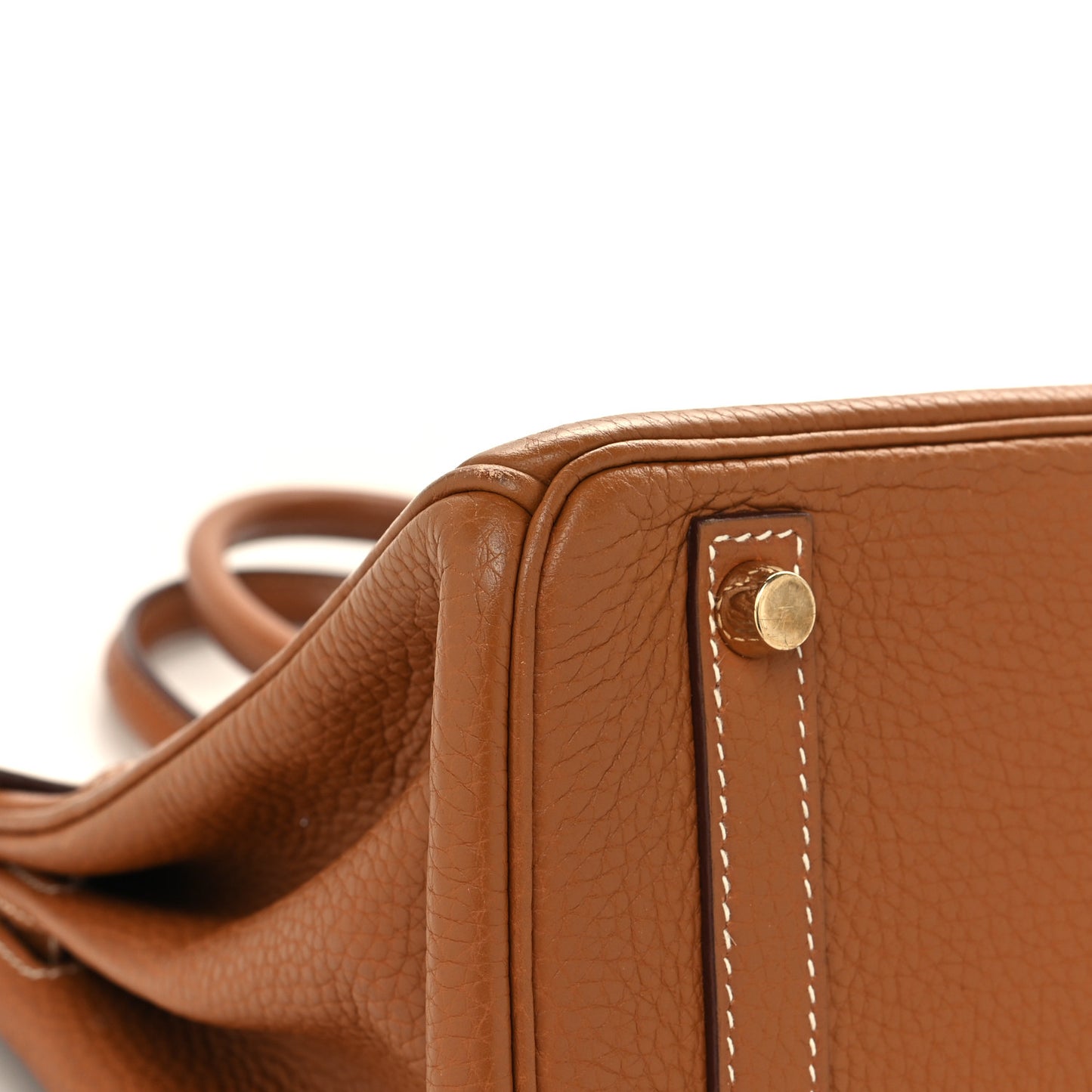 Taurillon Clemence Birkin 30 Gold