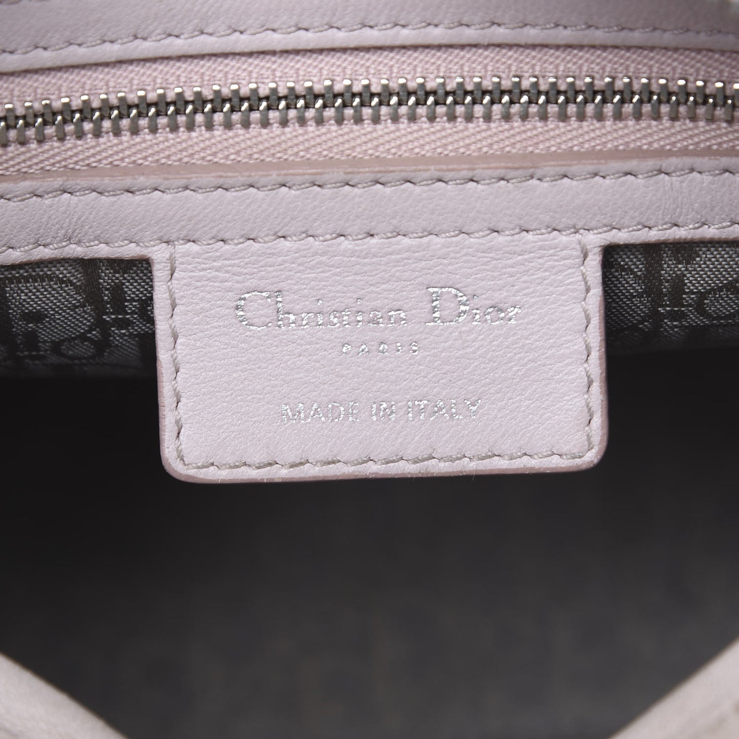 Lambskin Cannage Medium Lady Dior Light Pink