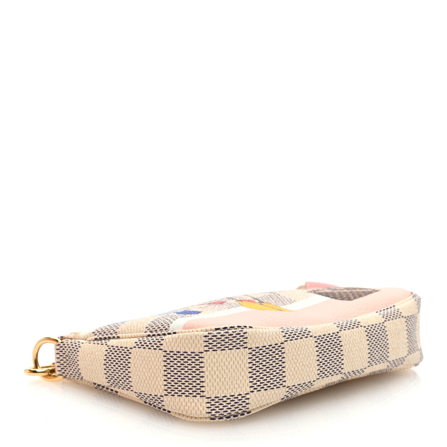 Louis Vuitton Damier Azur 2018 Christmas Animation Mini Pochette Accessories 4 of 10