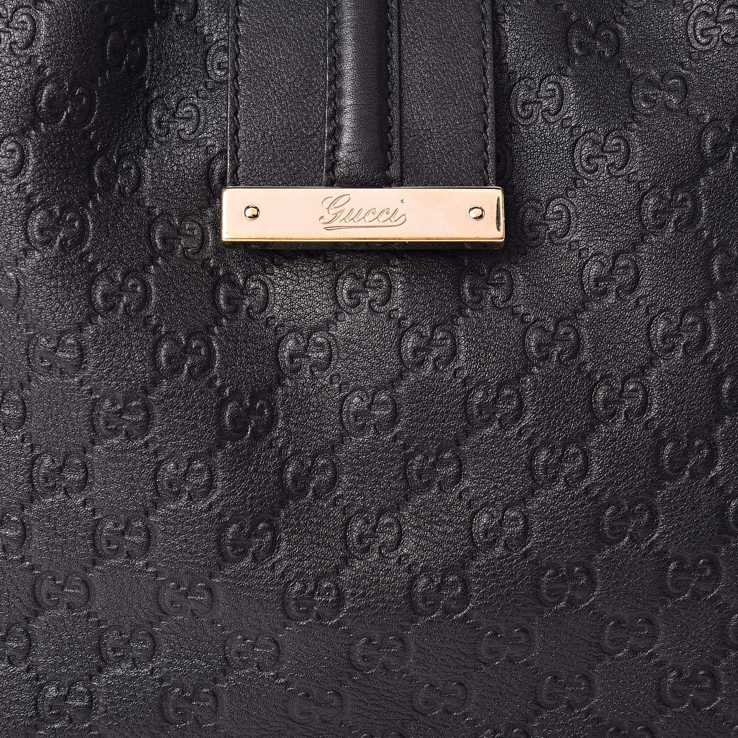 Gucci Guccissima Large New Ladies Web Hobo Black 12 of 20