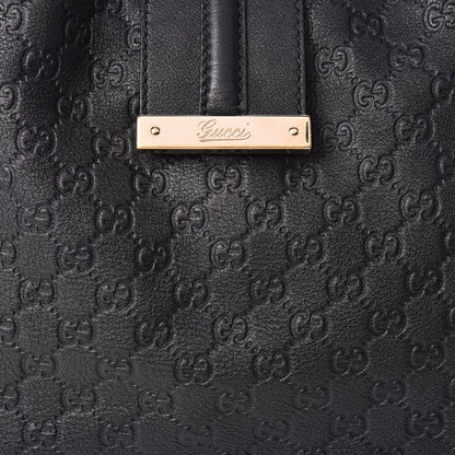Gucci Guccissima Large New Ladies Web Hobo Black 12 of 20