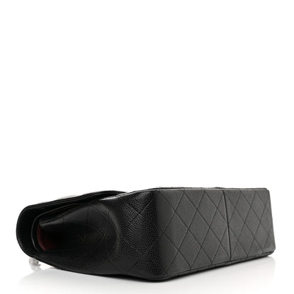 Chanel Caviar Quilted Jumbo Double Flap Black 4 of 11