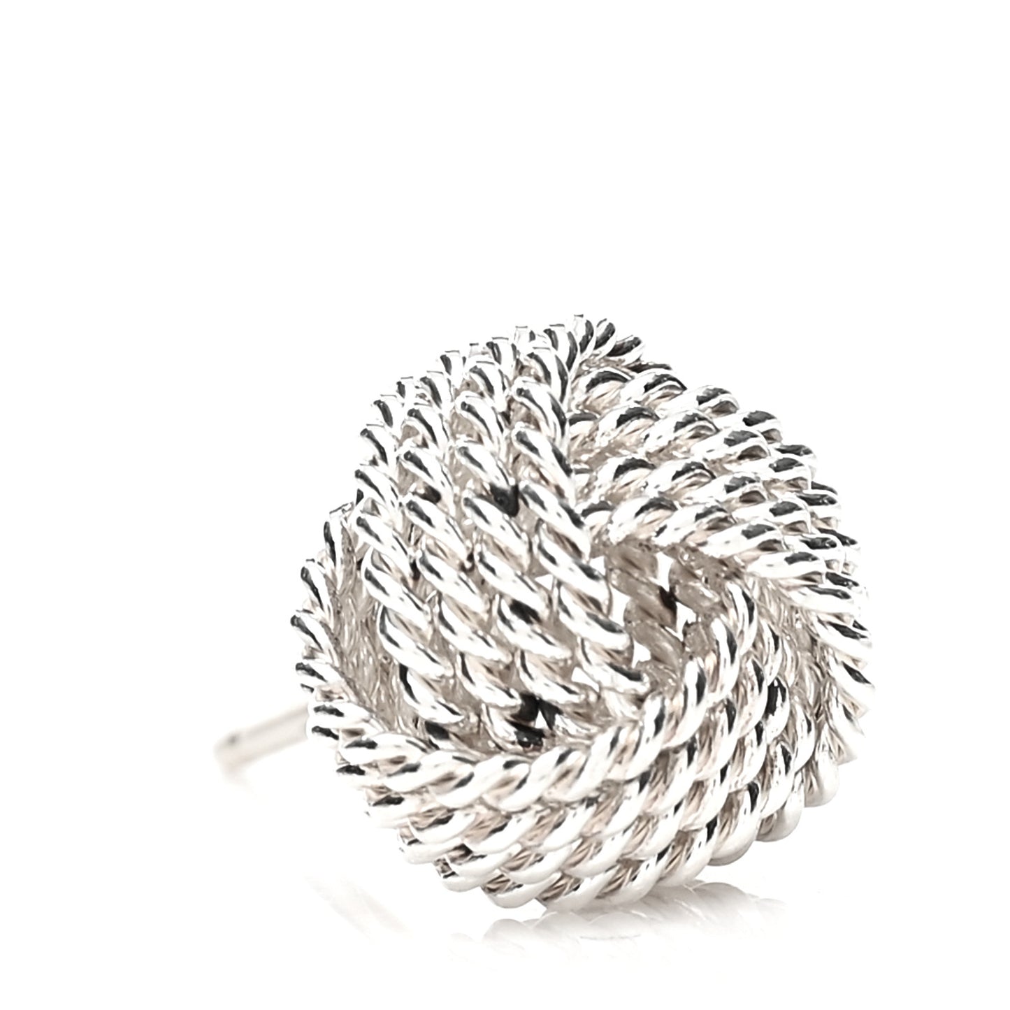 Sterling Silver Twist Knot Earrings