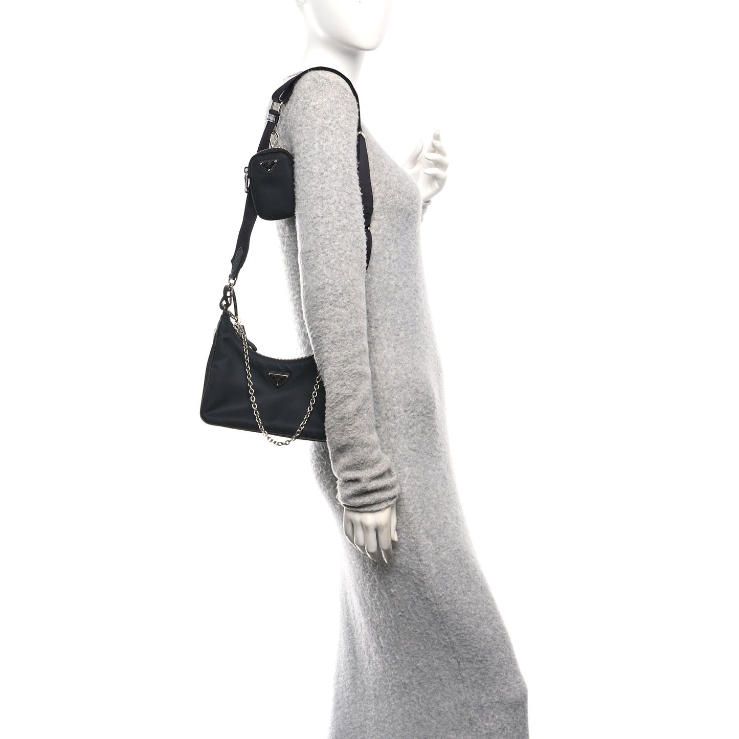 Nylon Re-Edition 2005 Shoulder Bag Black