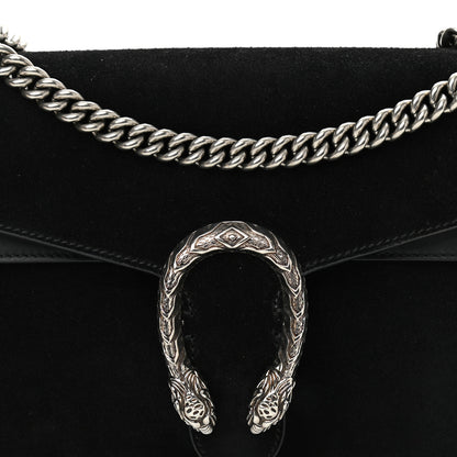 Gucci Suede Small Dionysus Shoulder Bag Black 8 of 11