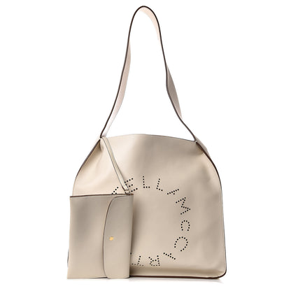Stella McCartney Eco Alter Nappa East West Perforated Tote White 1 of 13