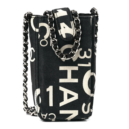 Chanel Canvas 31 Rue Cambon Phone Holder Black 1 of 11
