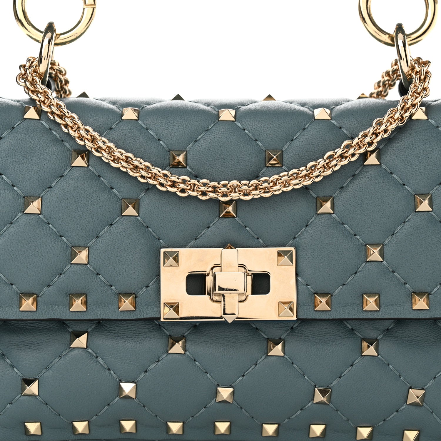 Valentino Garavani Nappa Small Rockstud Spike Shoulder Bag Amadeus 7 of 10