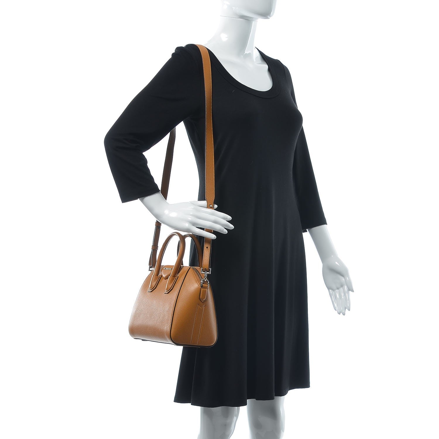 Givenchy Sugar Goatskin Mini Antigona Amber 2 of 7