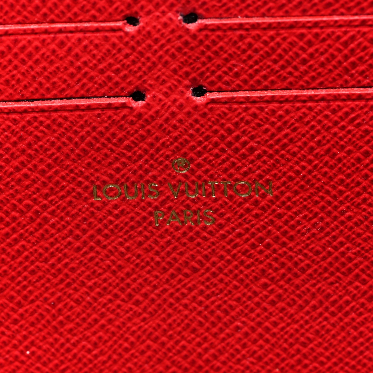 Louis Vuitton Damier Ebene Clemence Wallet Cherry 6 of 6