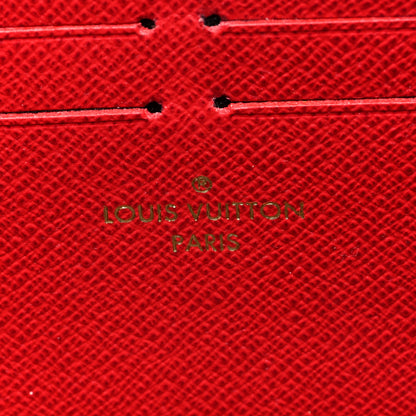 Louis Vuitton Damier Ebene Clemence Wallet Cherry 6 of 6