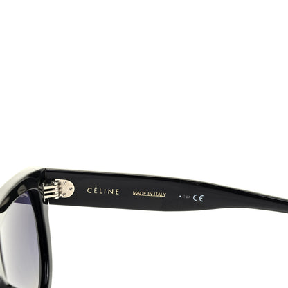 Celine Acetate Aviator Polarized Sunglasses CL 40001 Black 5 of 5