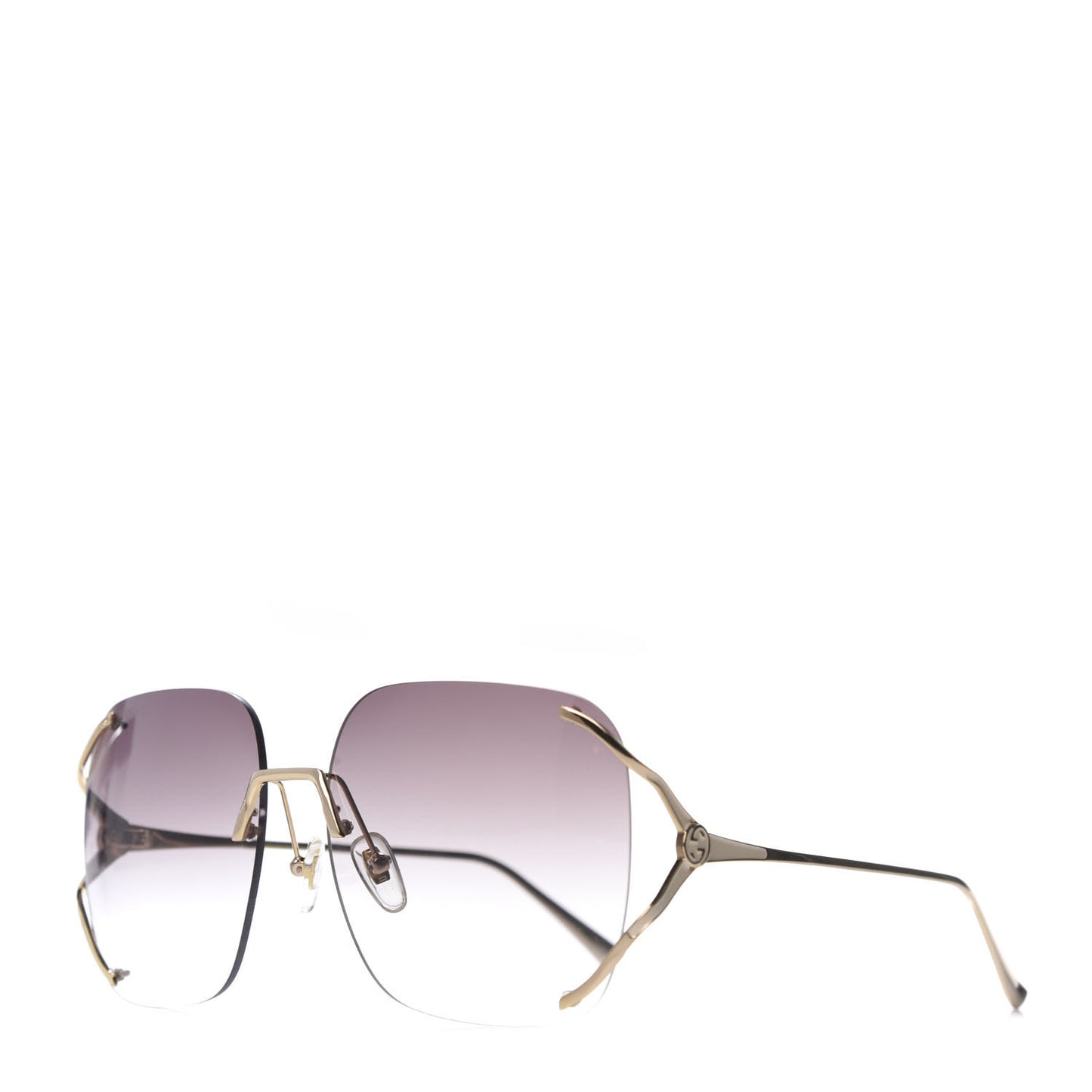 Oversized Sunglasses GG0646S Gold Brown
