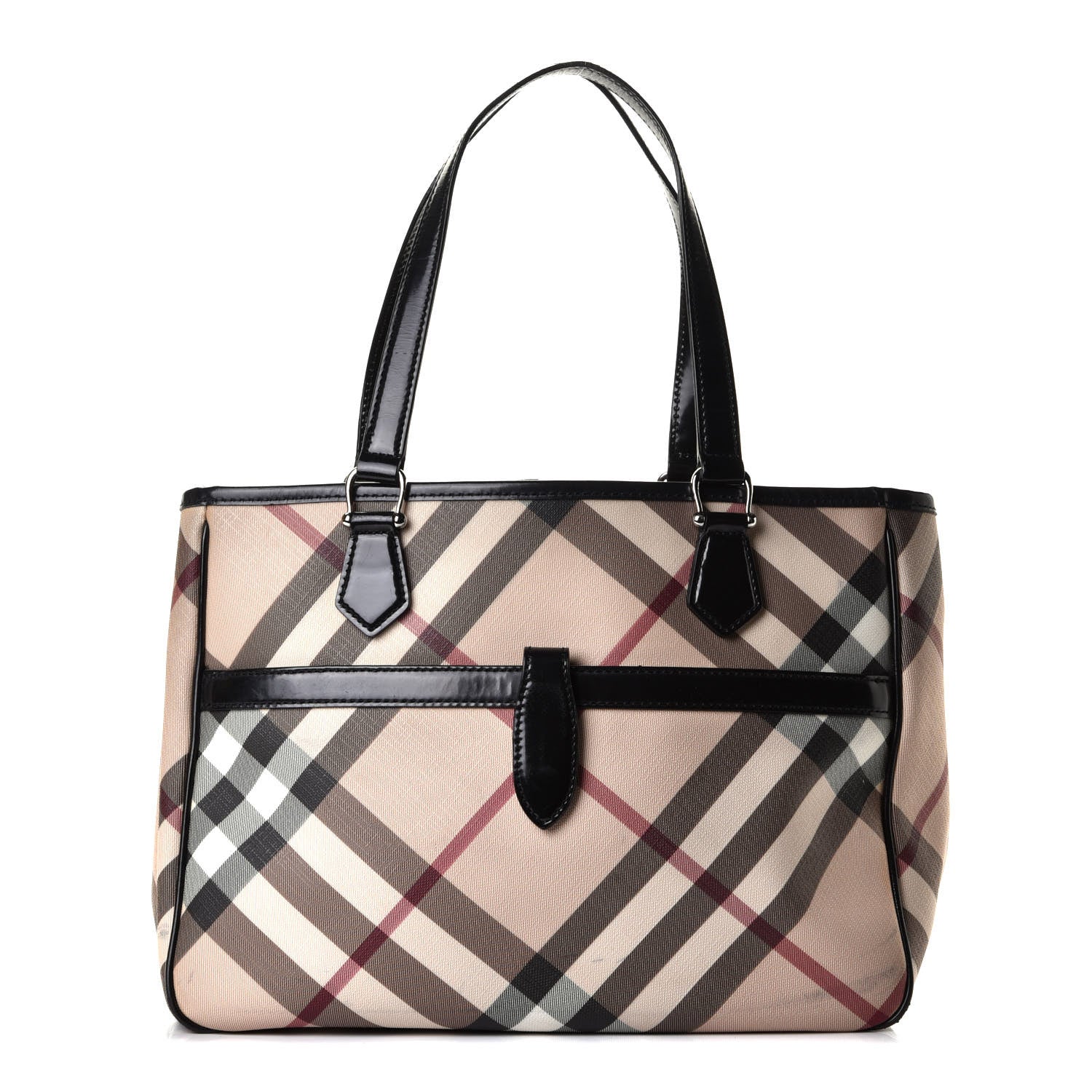 Burberry Supernova Check Tote Black 1 of 13