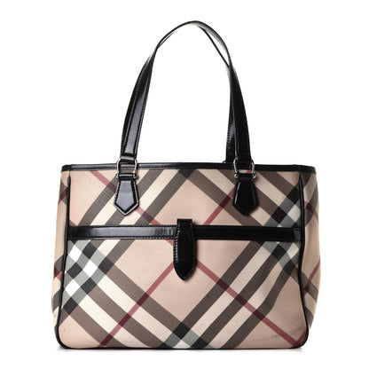 Burberry Supernova Check Tote Black 1 of 13