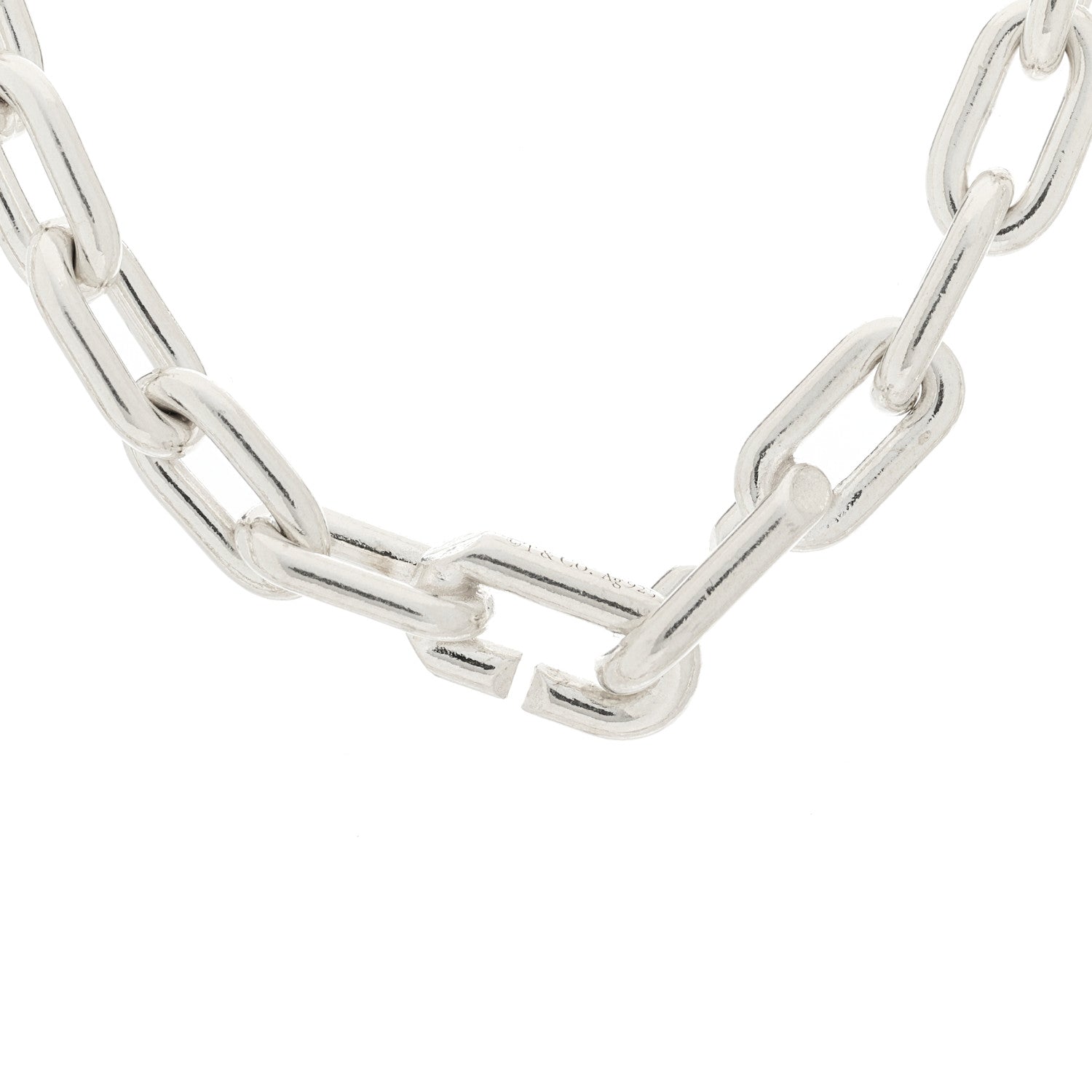 Tiffany Sterling Silver Cultured Pearl HardWear Necklace 4 of 5