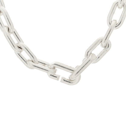 Tiffany Sterling Silver Cultured Pearl HardWear Necklace 4 of 5