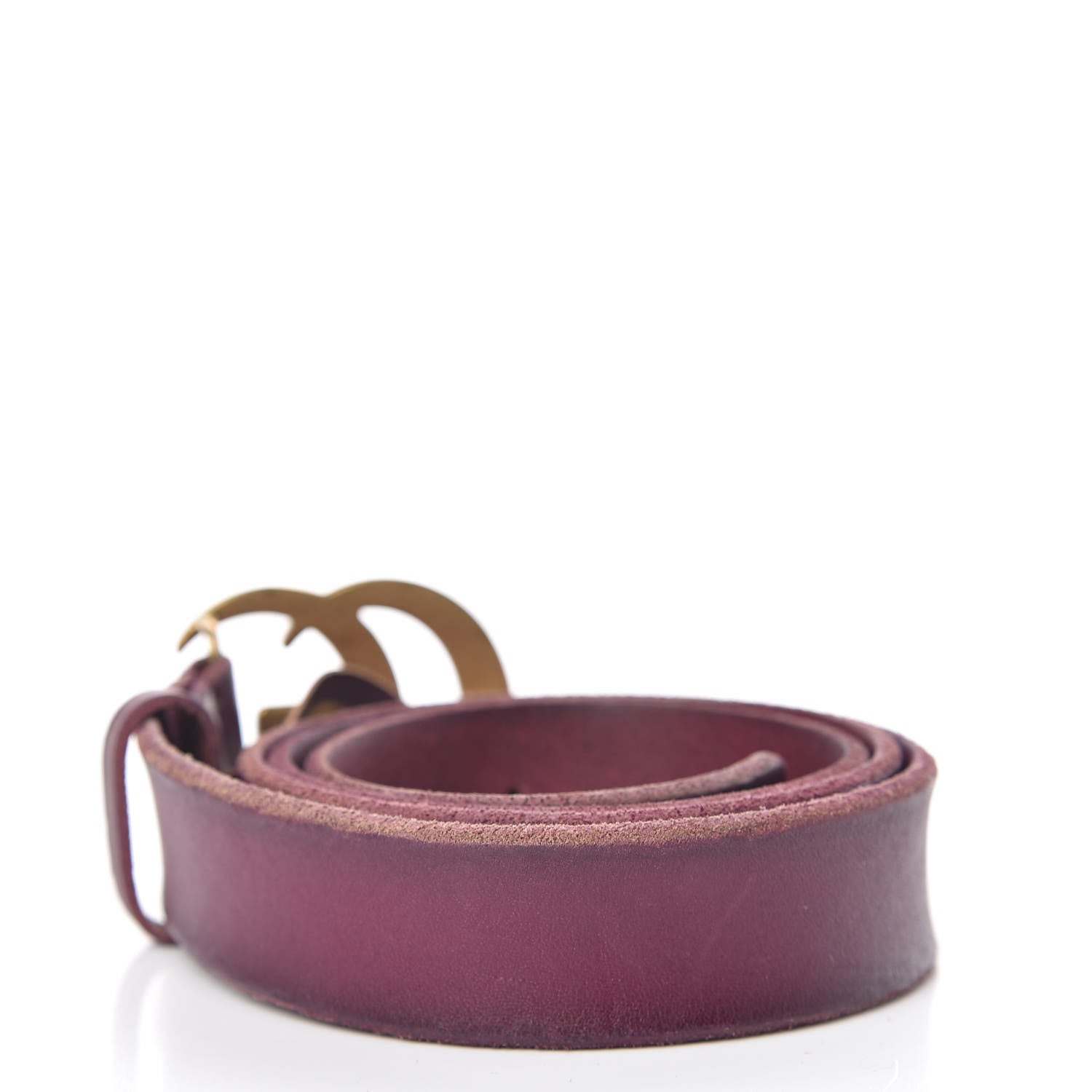 Gucci Faded Calfskin Double G 30mm Belt 90 36 Leaf 3 of 7