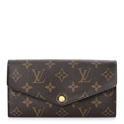 Louis Vuitton Monogram Sarah Wallet NM 1 of 9