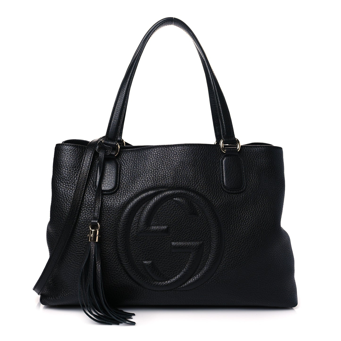 Cellarius Calfskin Medium Soho Working Tote Black