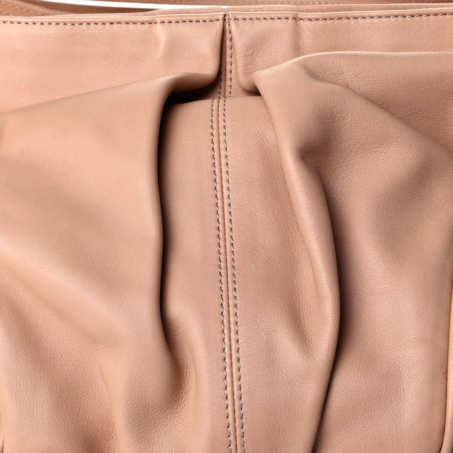 Calfskin Piercing Softy Hobo Nude