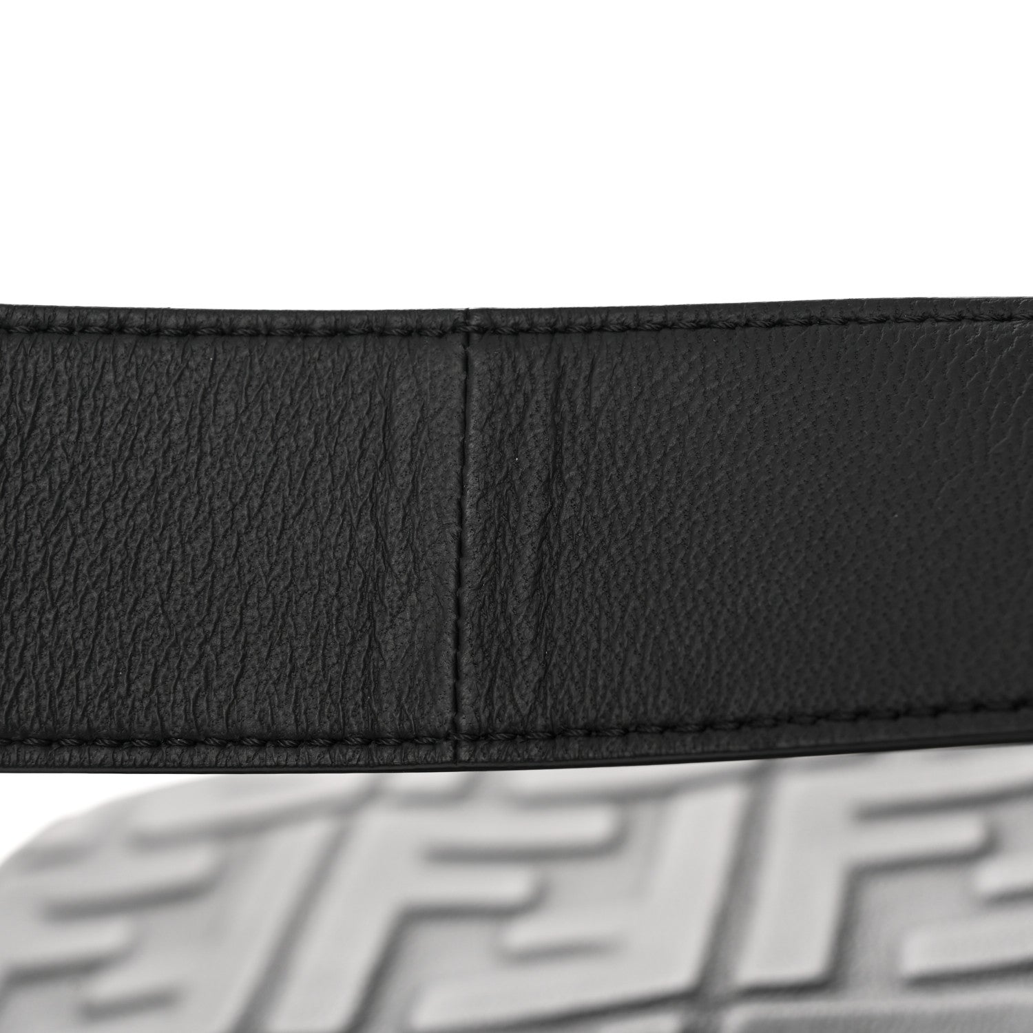 Fendi Nappa FF 1974 Embossed Baguette Black 16 of 17