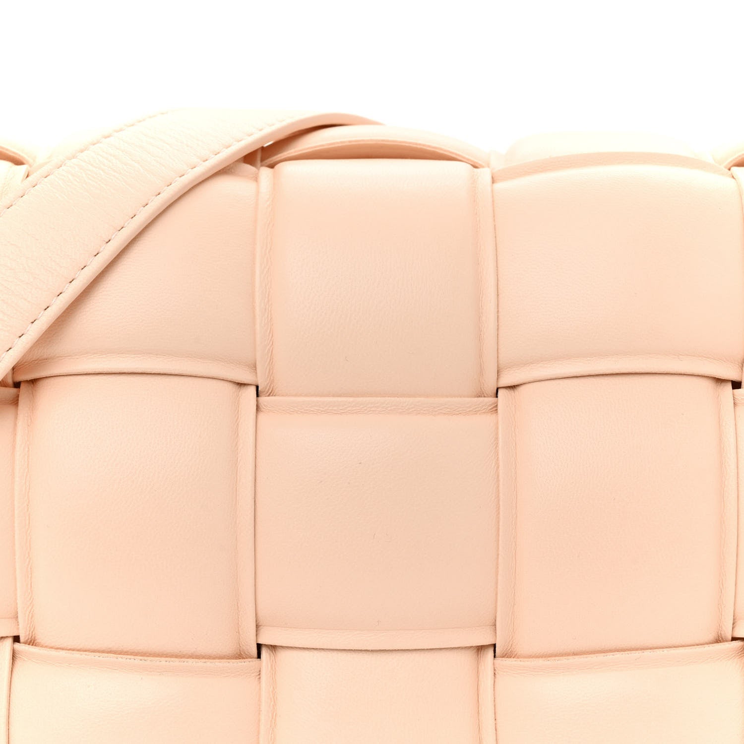 Bottega Veneta Nappa Maxi Intreccio Padded Cassette Crossbody Bag Melon Washed 8 of 12