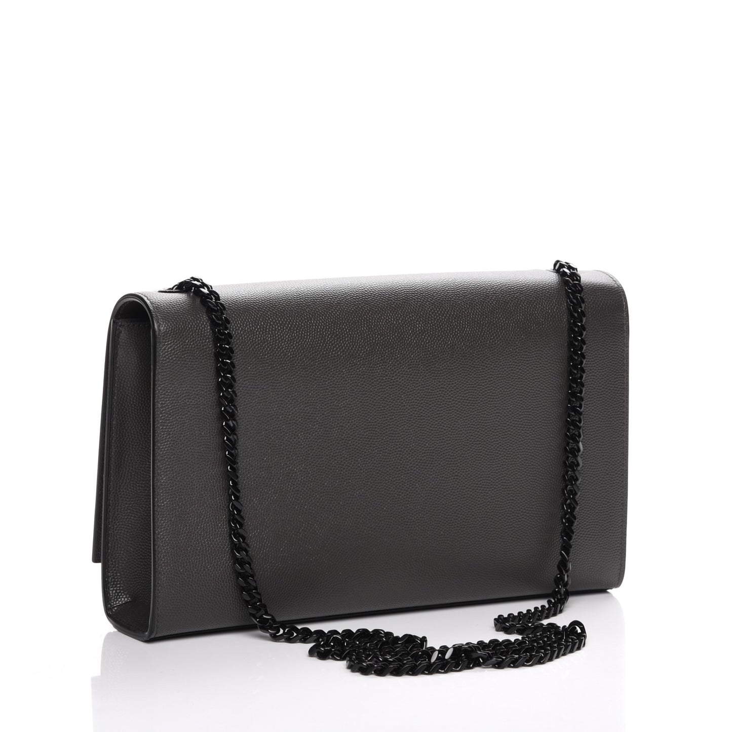 Grain De Poudre Medium Classic Monogram Kate Satchel Coal